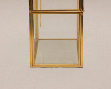 Load image into Gallery viewer, 4x6" Brass & Glass Upright Photo Print Box - Small 250 Photos