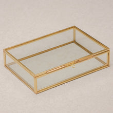 Load image into Gallery viewer, 4x6" Brass & Glass Photo Print Box