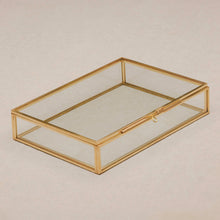 Load image into Gallery viewer, 5x7" Brass & Glass Photo Print Box