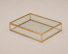 Load image into Gallery viewer, Set of 10 - 5x7" Brass & Glass Photo Print Box