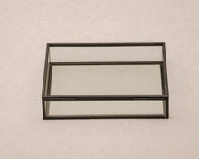 Load image into Gallery viewer, 4x6" Black Brass & Glass Photo Print Box