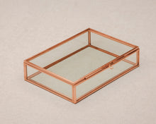 Load image into Gallery viewer, Set of 10 - 4x6" Red Brass & Glass Photo Print Box