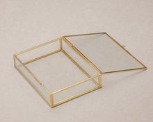 Load image into Gallery viewer, Set of 10 - 4x6" Brass & Glass Photo Print Box
