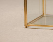 Load image into Gallery viewer, 4x6" Brass & Glass Upright Photo Print Box - Large 325 Photos