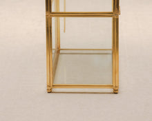 Load image into Gallery viewer, 4x6" Brass & Glass Upright Photo Print Box - Small 250 Photos