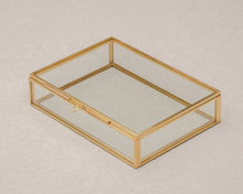 Load image into Gallery viewer, Set of 10 - 4x6" Brass & Glass Photo Print Box