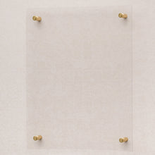 Load image into Gallery viewer, Gold A4 Letter 8.5x11 Acrylic Float Frame
