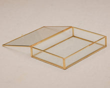Load image into Gallery viewer, Set of 10 - 5x7" Brass &amp; Glass Photo Print Box
