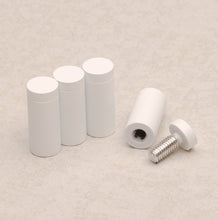 Load image into Gallery viewer, 4 Individual White Standoff Bolt Set

