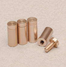 Load image into Gallery viewer, 4 Individual Rose Gold Standoff Bolt Set
